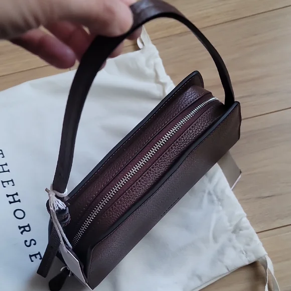 The Horse Dark Brown Leather Shoulder Bag - Picture 6 of 14